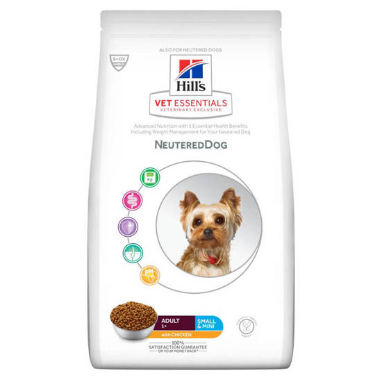 Picture of Hills Science Plan Vet Essentials Adult Neutered Mini Dog Chicken 1.5kg